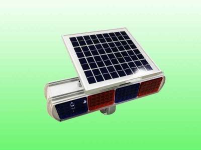 景德镇太阳能爆闪灯 双面四格爆闪警示灯led警示灯厂家图2