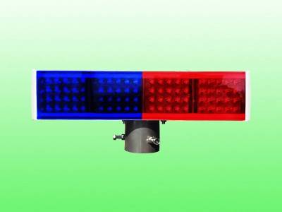 铝壳太阳能警示灯 双面红蓝警示灯包邮图3