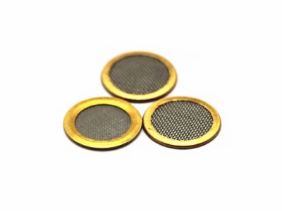 Two layers of stainless wire net filter on the side of the copper bag图4