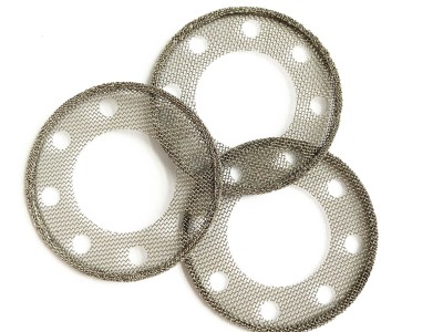 Production of 40 mm stainless steel wire filters图3