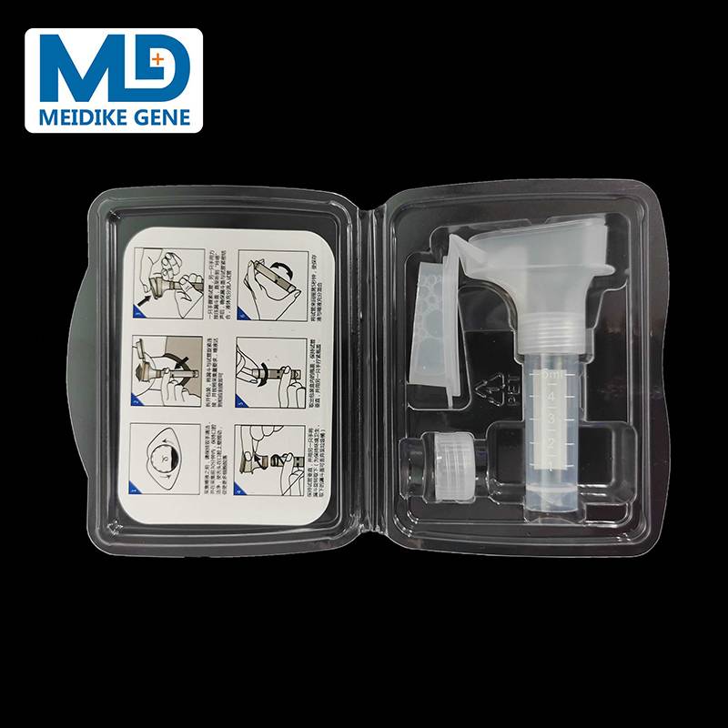 One-size saliva collector less than 200k