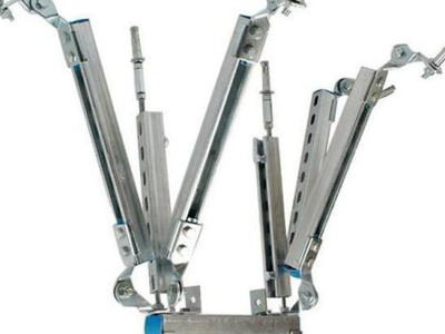 Bridge stretcher anti-earthquake support, building porch fire pipes, full supply图2