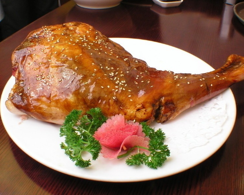 狼啸九天碳烤羊腿