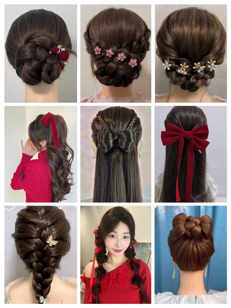 2026新年编发新花样！8款氛围感造型 洗护分享顺滑秀发编出高级感