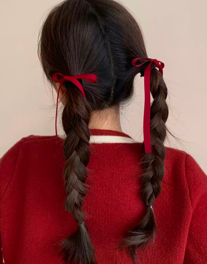 Girls' hairstyle steps are well developed