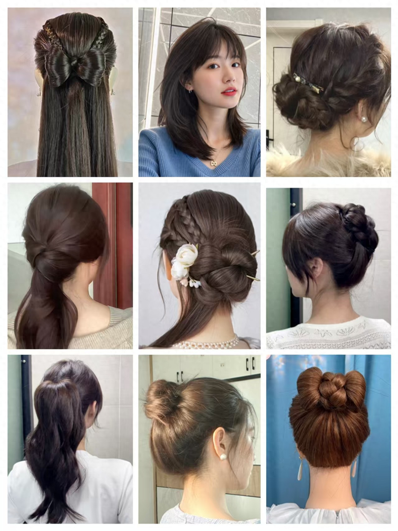 女孩发型步骤编发大全