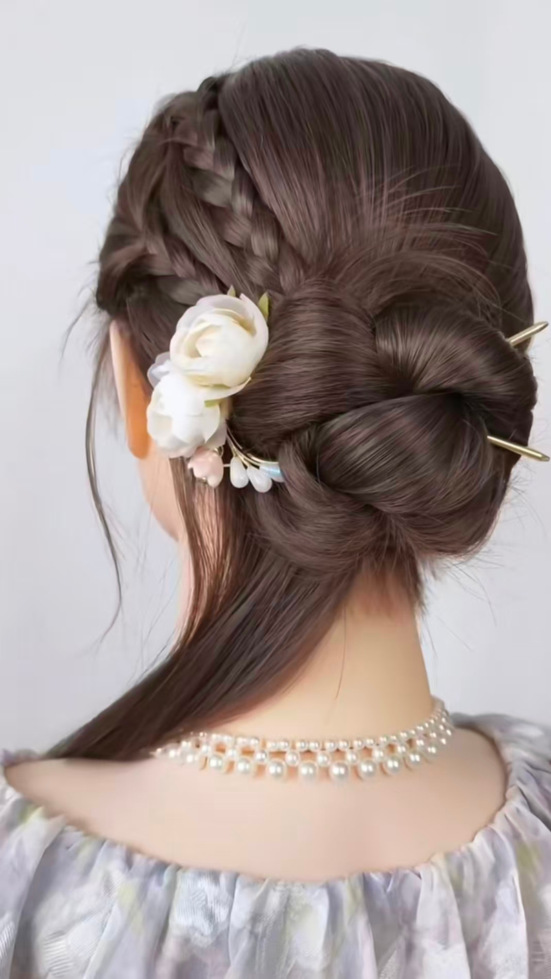 女孩发型步骤编发大全