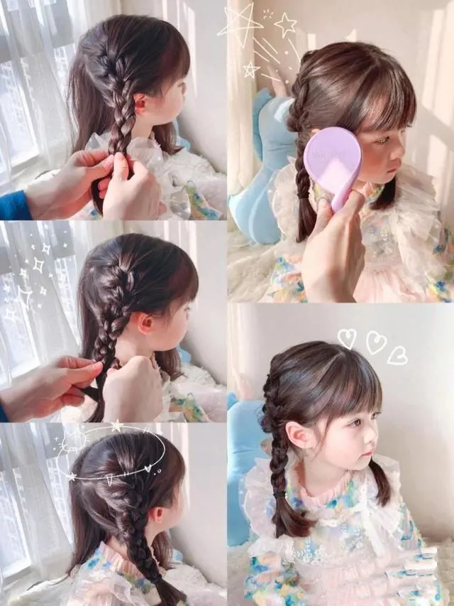 女孩发型步骤编发大全