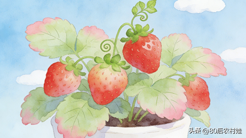 草莓盆栽种子种植方法