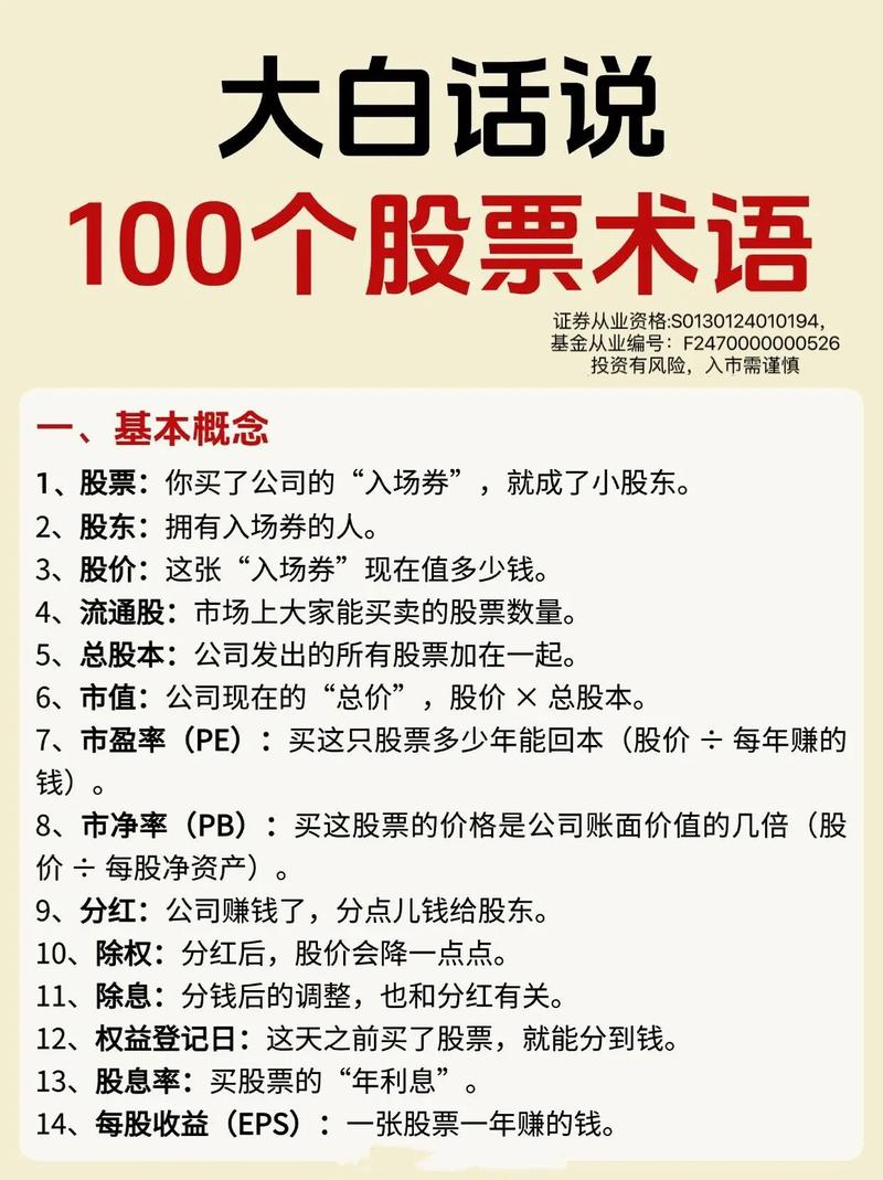 股票术语一览表