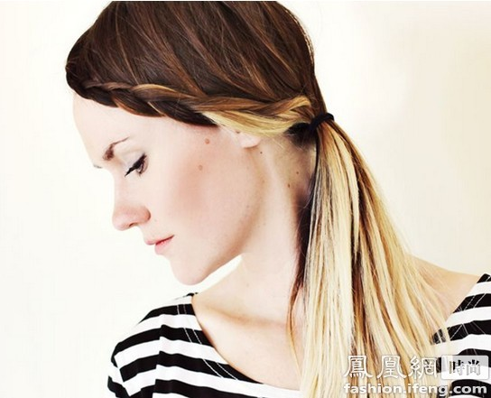 齐刘海编发教程图解步骤