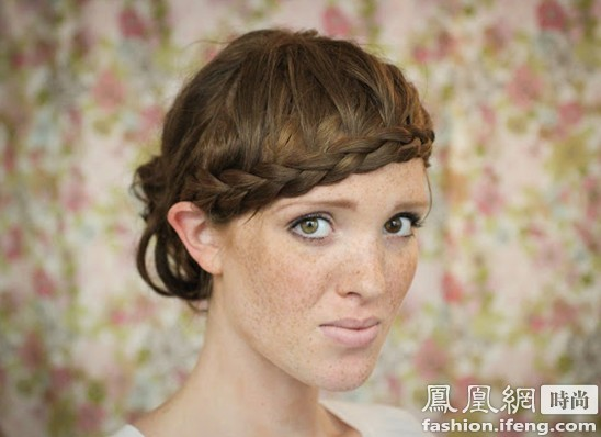 齐刘海编发教程图解步骤