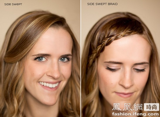 齐刘海编发教程图解步骤