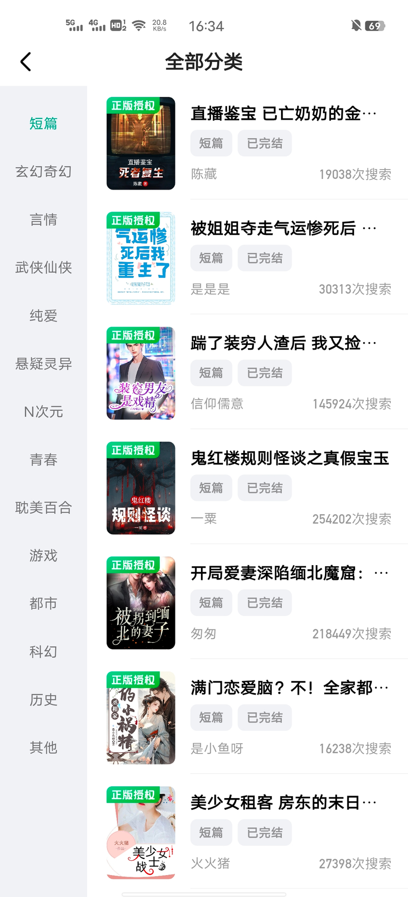 女生小说网站排名