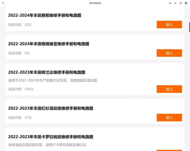 2024款丰田车系维修电路指南,一图在手,修车不愁