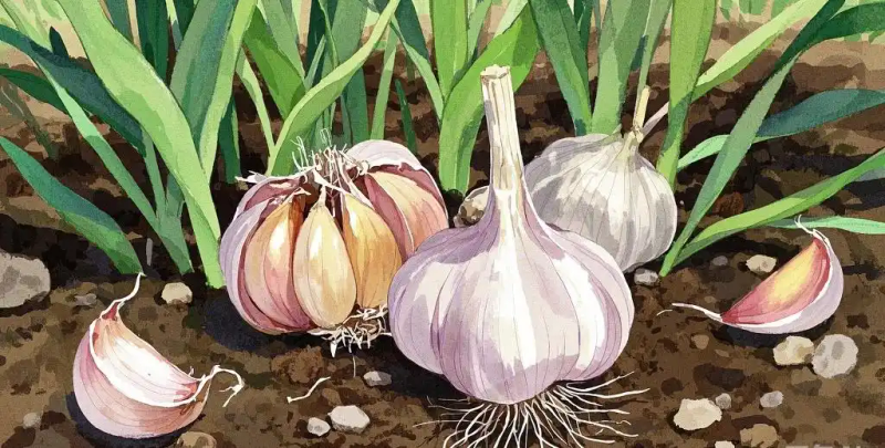 Garlic, garlic seeding techniques