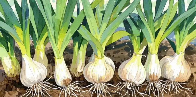 Garlic, garlic seeding techniques