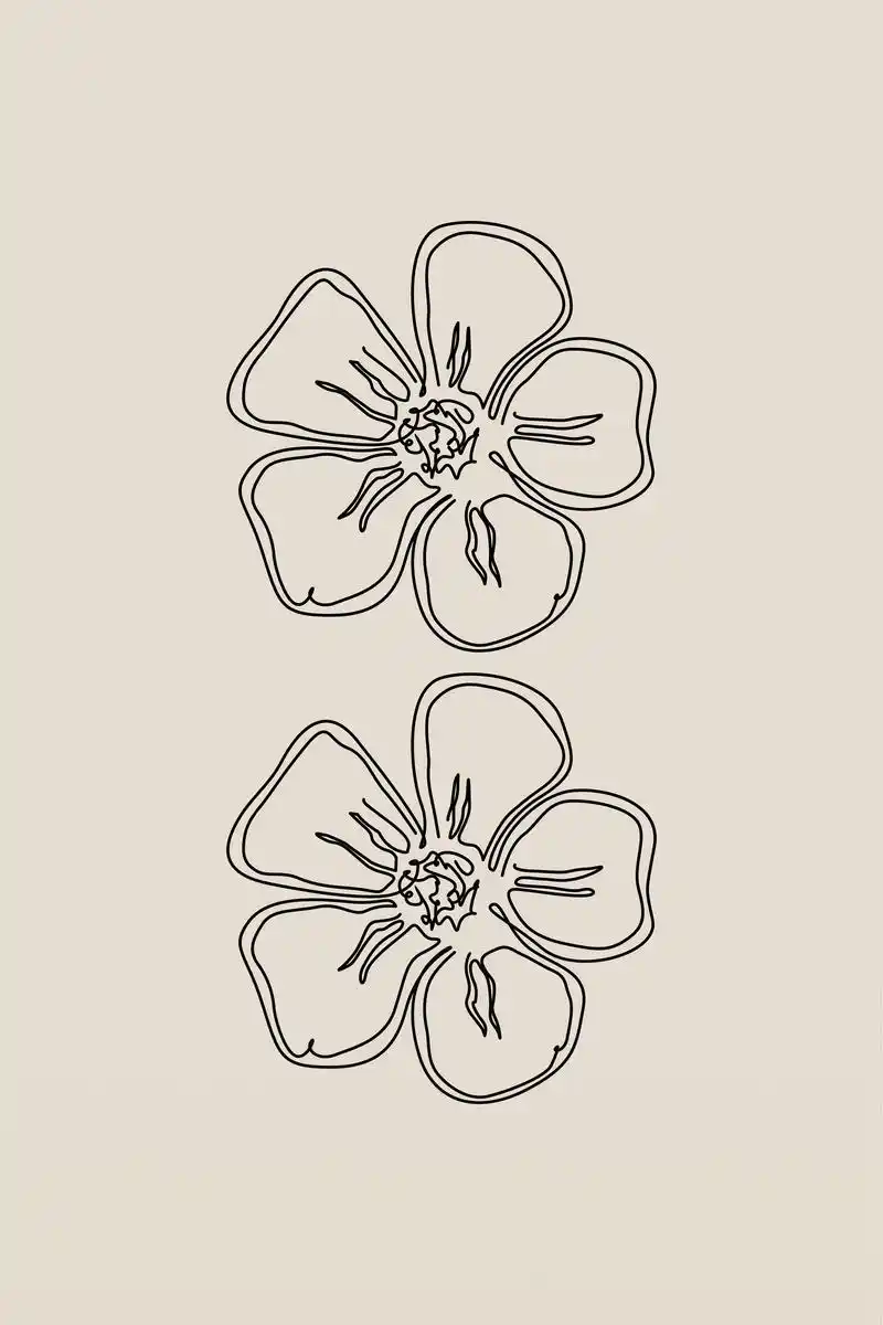 Hand-painted lead is a flowering step