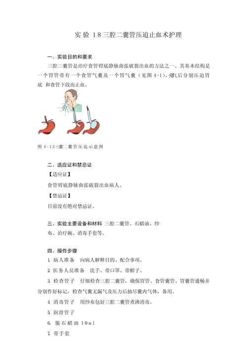 三腔二囊管护理经验