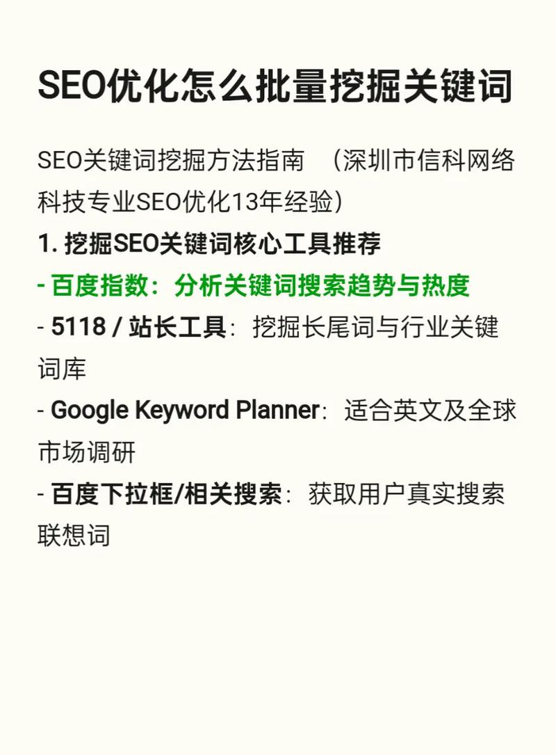 seo技术实战如何挖掘关键词