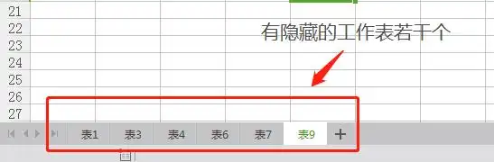 工作表知识分享