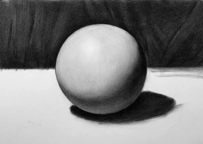 素描正方形步骤图片