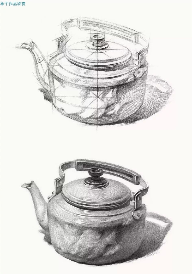 素描正方形步骤图片