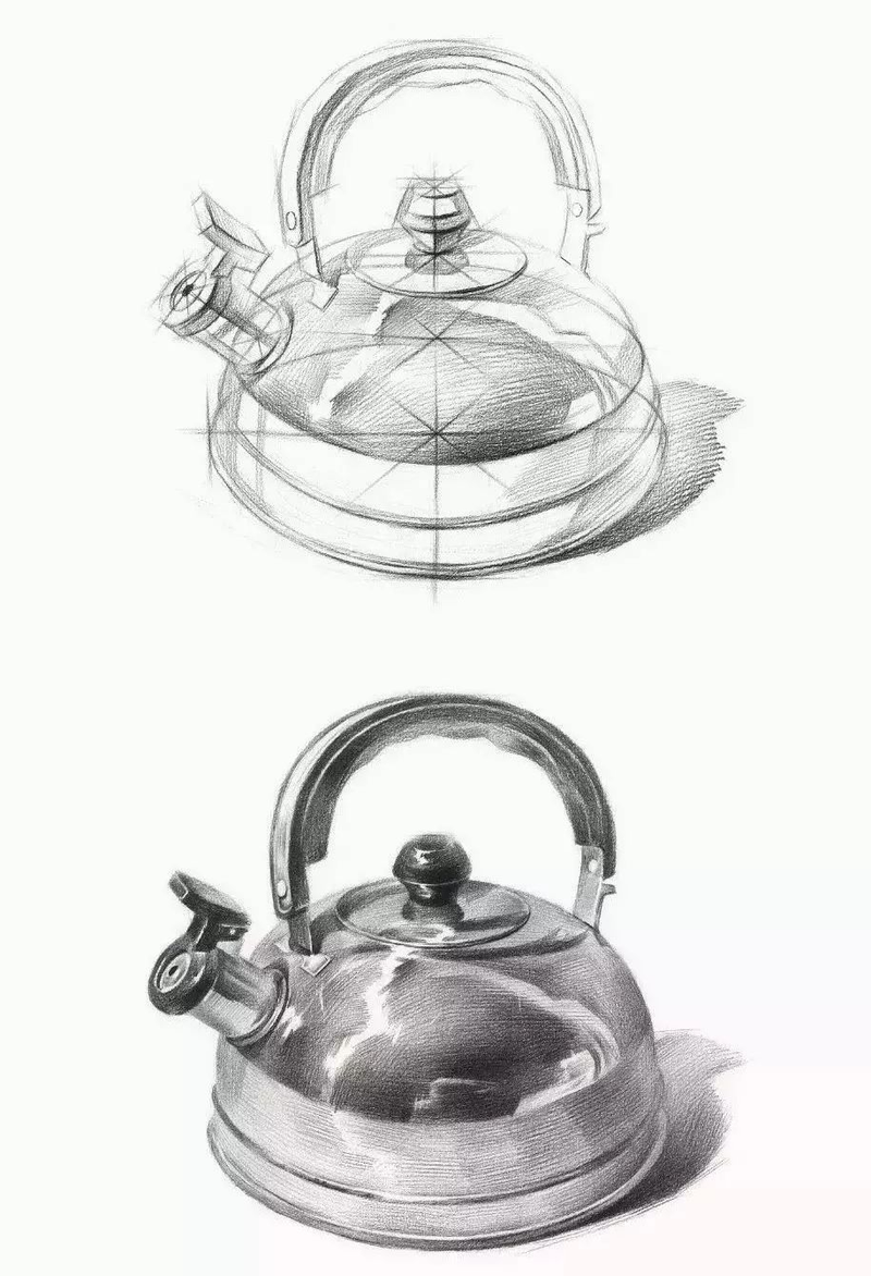 素描正方形步骤图片