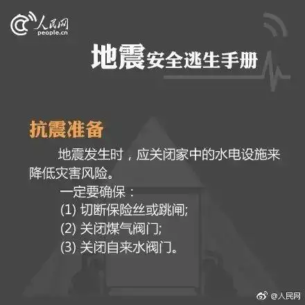 地震知识及避震自救知识