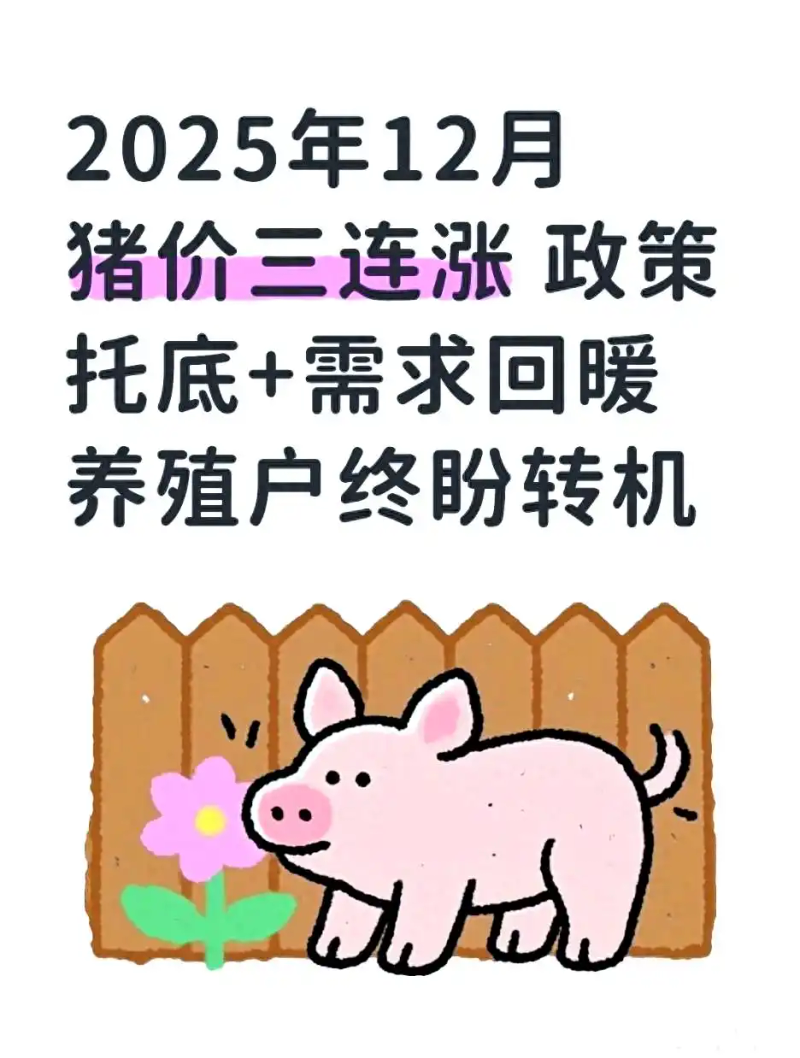 猪肉价格上涨对生猪养殖生产响