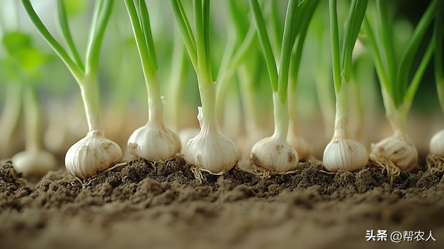 Northeast spring garlic growing technology