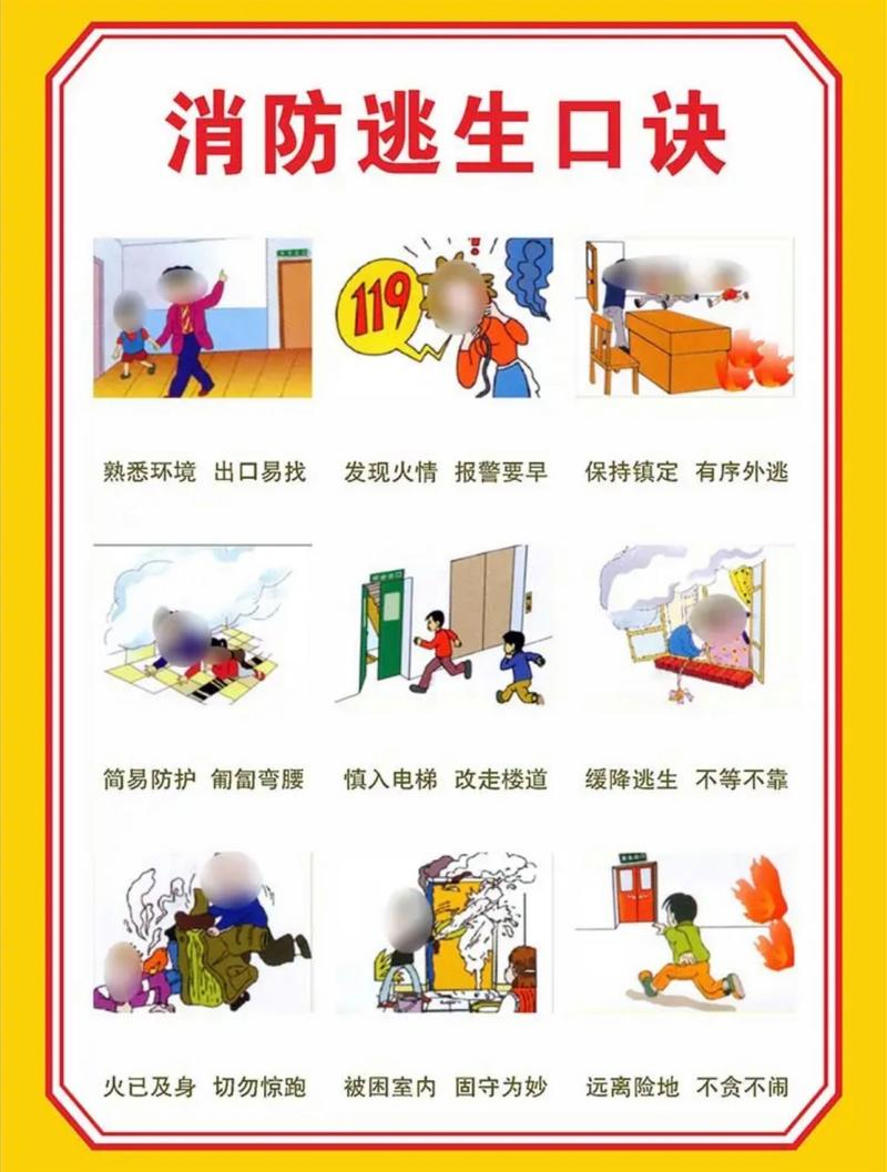 火灾自救逃生知识