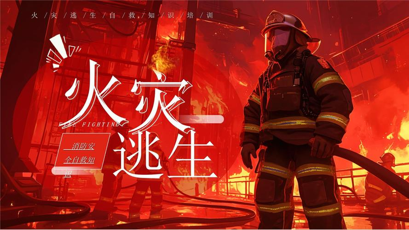 火灾逃生自救知识培训PPT.pptx