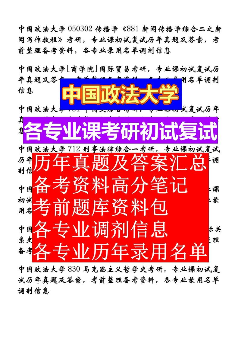 西政考研知识产权专业