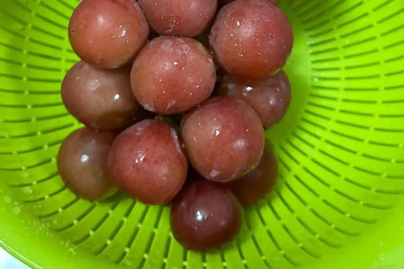 The way the giant grapes grow
