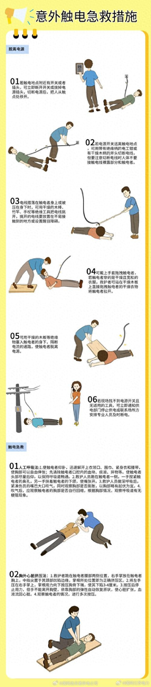 家庭触电急救方法