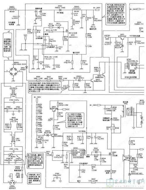 Lcd-tv power board principle