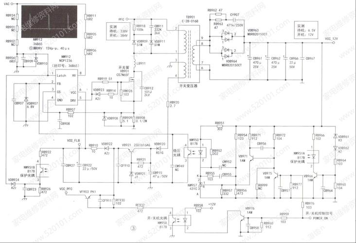 Lcd-tv power board principle