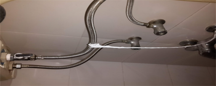 Water heater leak maintenance diagram