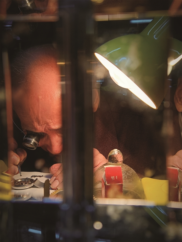 Clock maintenance technician