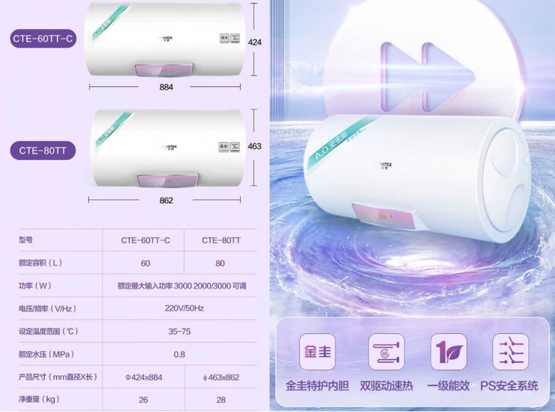 电热水器可以装增压花洒原理