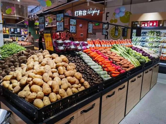 蔬菜摊位摆放经验图片