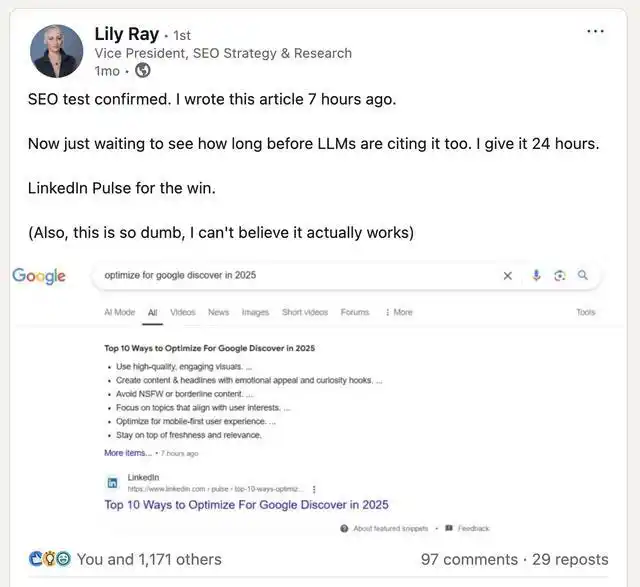 What's a seo parasite