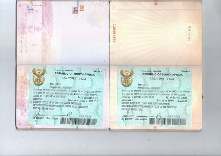 南非工作签证多少钱