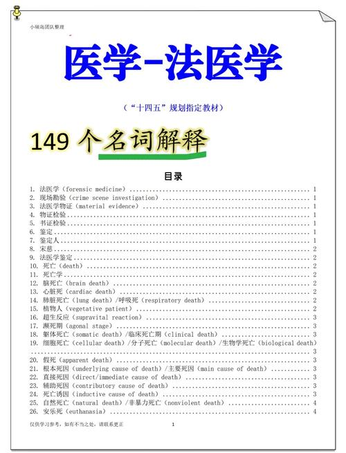法医学入门知识和应用领域介绍