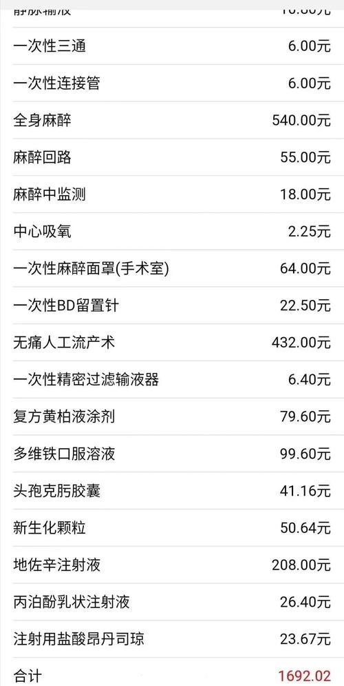 石家庄人流费用
