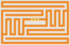 Radio-frequency-cardo-line reading and writing principles and their realization