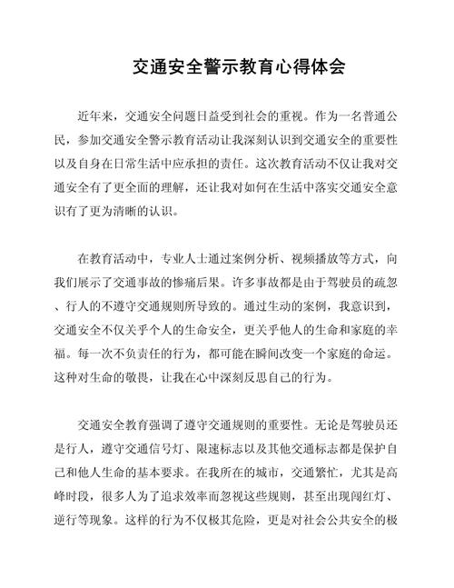 交通事故安全经验分享