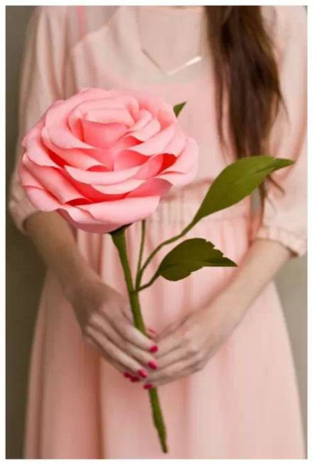 玫瑰花的折纸方法