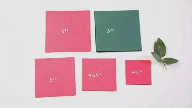 玫瑰花的折纸方法